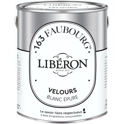 LIBERON Peinture blanc épure multisupport 163 faubourg LIBÉRON velours 2.5 l - Publicité LIBERON Peinture blanc épure multisupport 163 faubourg LIBÉRON velours 2.5 l - Publicité