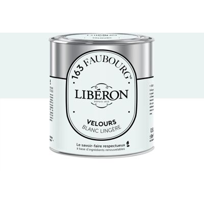 LIBERON Peinture blanc lingère multisupport 163 faubourg LIBÉRON velours 0.5 l - Publicité LIBERON Peinture blanc lingère multisupport 163 faubourg LIBÉRON velours 0.5 l - Publicité