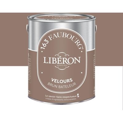 LIBERON Peinture brun bateleur mur, plafond et boiserie LIBÉRON velours 2.5 l - Publicité LIBERON Peinture brun bateleur mur, plafond et boiserie LIBÉRON velours 2.5 l - Publicité