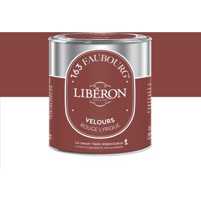 LIBERON Peinture grège rouge lyrique multisupport 163 faubourg LIBÉRON velours 0.5 l - Publicité LIBERON Peinture grège rouge lyrique multisupport 163 faubourg LIBÉRON velours 0.5 l - Publicité