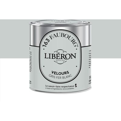 LIBERON Peinture gris fer blanc multisupport 163 faubourg LIBÉRON velours 0.5 l - Publicité LIBERON Peinture gris fer blanc multisupport 163 faubourg LIBÉRON velours 0.5 l - Publicité