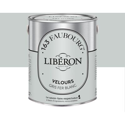 LIBERON Peinture gris fer blanc multisupport 163 faubourg LIBÉRON velours 2.5 l - Publicité LIBERON Peinture gris fer blanc multisupport 163 faubourg LIBÉRON velours 2.5 l - Publicité