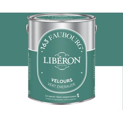 LIBERON Peinture vert emeraude multisupport 163 faubourg LIBÉRON velours 2.5 l - Publicité LIBERON Peinture vert emeraude multisupport 163 faubourg LIBÉRON velours 2.5 l - Publicité