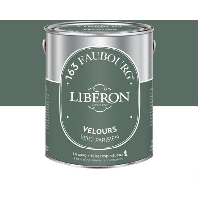 LIBERON Peinture vert parisien multisupport 163 faubourg LIBÉRON velours 2.5 l - Publicité LIBERON Peinture vert parisien multisupport 163 faubourg LIBÉRON velours 2.5 l - Publicité