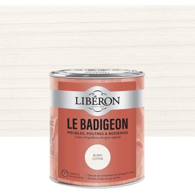 Badigeon LIBERON blanc coton mat 0.75 l - Publicité Badigeon LIBERON blanc coton mat 0.75 l - Publicité