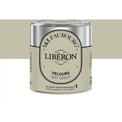 LIBERON Peinture vert opalin mur, plafond et boiserie LIBÉRON velours 0.5 l - Publicité LIBERON Peinture vert opalin mur, plafond et boiserie LIBÉRON velours 0.5 l - Publicité