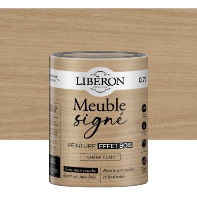 LIBERON Peinture meuble et boiserie Meuble signé LIBÉRON chêne clair 0.7L - Publicité LIBERON Peinture meuble et boiserie Meuble signé LIBÉRON chêne clair 0.7L - Publicité