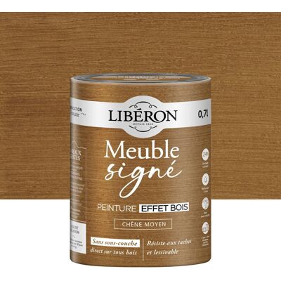 LIBERON Peinture meuble et boiserie Meuble signé LIBÉRON chêne moyen 0.7L - Publicité LIBERON Peinture meuble et boiserie Meuble signé LIBÉRON chêne moyen 0.7L - Publicité