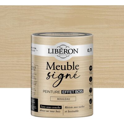 LIBERON Peinture meuble et boiserie Meuble signé LIBÉRON bouleau 0.7L - Publicité LIBERON Peinture meuble et boiserie Meuble signé LIBÉRON bouleau 0.7L - Publicité