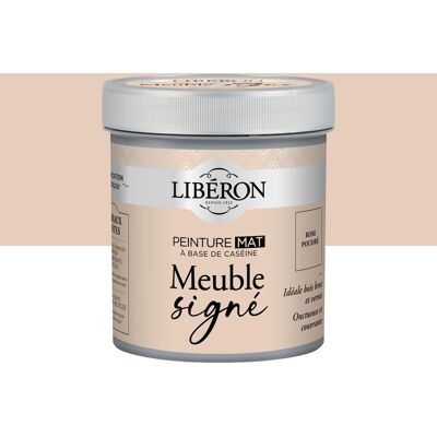 LIBERON Peinture meuble et boiserie Caséine, meuble signé LIBÉRON rose poudré mat 0.5L - Publicité LIBERON Peinture meuble et boiserie Caséine, meuble signé LIBÉRON rose poudré mat 0.5L - Publicité