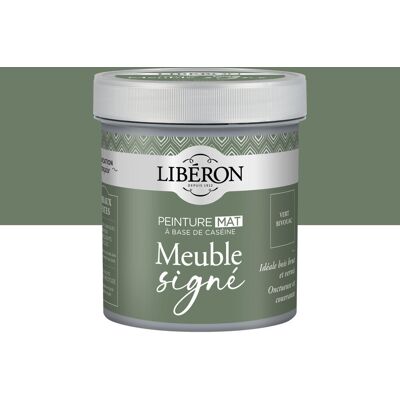 LIBERON Peinture meuble et boiserie Caséine, meuble signé LIBÉRON vert bivouac mat 0.5L - Publicité LIBERON Peinture meuble et boiserie Caséine, meuble signé LIBÉRON vert bivouac mat 0.5L - Publicité