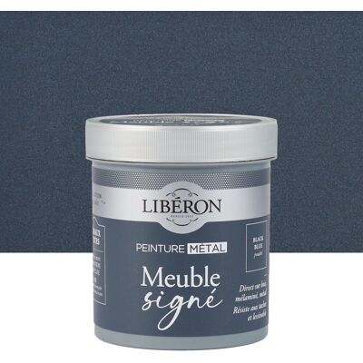 LIBERON Peinture meuble, boiserie Meuble signé LIBÉRON black blue poudré métallisé 0.5L - Publicité LIBERON Peinture meuble, boiserie Meuble signé LIBÉRON black blue poudré métallisé 0.5L - Publicité