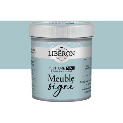 LIBERON Peinture meuble et boiserie Caséine, meuble signé LIBÉRON ciel d'hiver mat 0.5L - Publicité LIBERON Peinture meuble et boiserie Caséine, meuble signé LIBÉRON ciel d'hiver mat 0.5L - Publicité