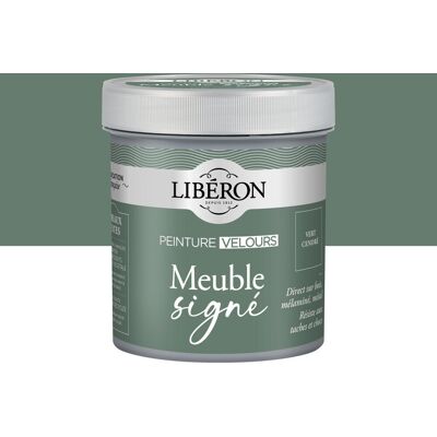 LIBERON Peinture meuble et boiserie Meuble signé LIBÉRON vert cendré velours 0.5L - Publicité LIBERON Peinture meuble et boiserie Meuble signé LIBÉRON vert cendré velours 0.5L - Publicité