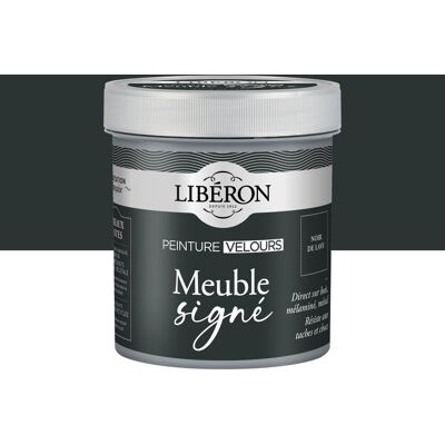 LIBERON Peinture meuble et boiserie Meuble signé LIBÉRON noir de lave velours 0.5L - Publicité LIBERON Peinture meuble et boiserie Meuble signé LIBÉRON noir de lave velours 0.5L - Publicité