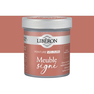 LIBERON Peinture meuble et boiserie Meuble signé LIBÉRON ocre terracotta velours 0.5L - Publicité LIBERON Peinture meuble et boiserie Meuble signé LIBÉRON ocre terracotta velours 0.5L - Publicité