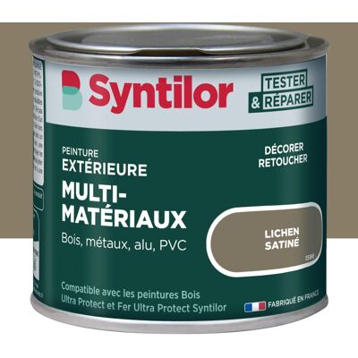 Peinture exterieure bois, aluminium, pvc . SYNTILOR lichen satine 125ml - Publicité Peinture exterieure bois, aluminium, pvc . SYNTILOR lichen satine 125ml - Publicité