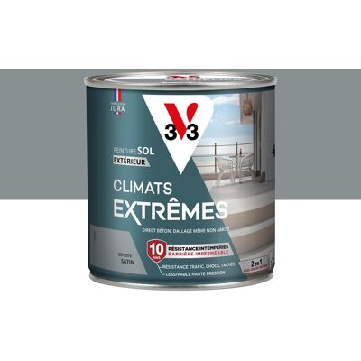 Peinture sol Climats extrêmes V33, schiste satiné, 0.5L - Publicité Peinture sol Climats extrêmes V33, schiste satiné, 0.5L - Publicité