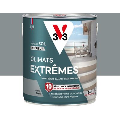 Peinture sol Climats extrêmes V33, schiste satiné, 2.5 l - Publicité Peinture sol Climats extrêmes V33, schiste satiné, 2.5 l - Publicité