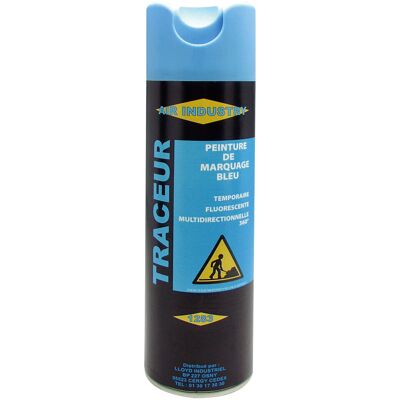 OUTIFRANCE Peinture marquage/tracé bleu fluo - Peinture - Publicité OUTIFRANCE Peinture marquage/tracé bleu fluo - Peinture - Publicité