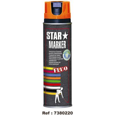 OUTIFRANCE Peinture de marquage temporaire Orange fluo 500 mL - Publicité OUTIFRANCE Peinture de marquage temporaire Orange fluo 500 mL - Publicité