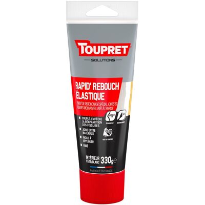 Enduit de rebouchage en pate elastique TOUPRET 300 gr - Publicité Enduit de rebouchage en pate elastique TOUPRET 300 gr - Publicité