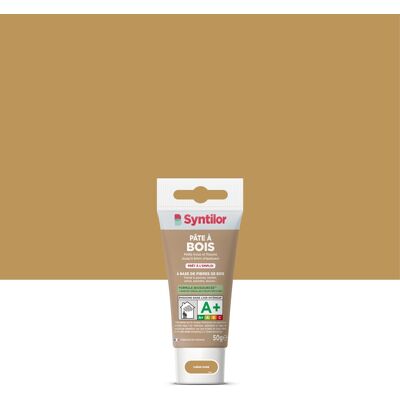 Pâte à bois Biosourcé SYNTILOR chêne doré 50 g - Publicité Pâte à bois Biosourcé SYNTILOR chêne doré 50 g - Publicité