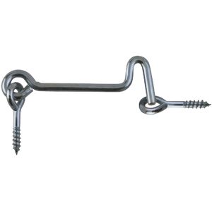 Crochet en acier AFBAT pour volet H.35 x L.80 x P.20 mm - Publicité Crochet en acier AFBAT pour volet H.35 x L.80 x P.20 mm - Publicité