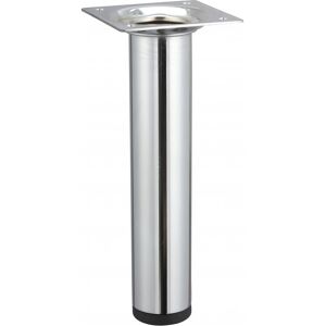 Pied meuble cylindrique HETTICH fixe acier chromé gris - Publicité Pied meuble cylindrique HETTICH fixe acier chromé gris - Publicité