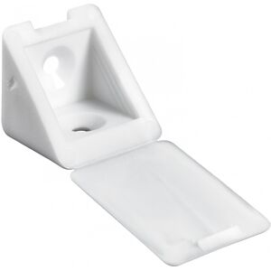 Lot de 20 raccords d'angle plastique brut HETTICH, l.23 mm - Publicité Lot de 20 raccords d'angle plastique brut HETTICH, l.23 mm - Publicité