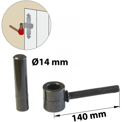 AFBAT Gond chimique acier prépeint, H.80x Diam.14 mm - Publicité AFBAT Gond chimique acier prépeint, H.80x Diam.14 mm - Publicité