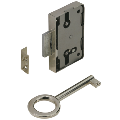 Serrure de meuble HETTICH - 20 mm Réversible Acier Nickelé - Publicité Serrure de meuble HETTICH - 20 mm Réversible Acier Nickelé - Publicité