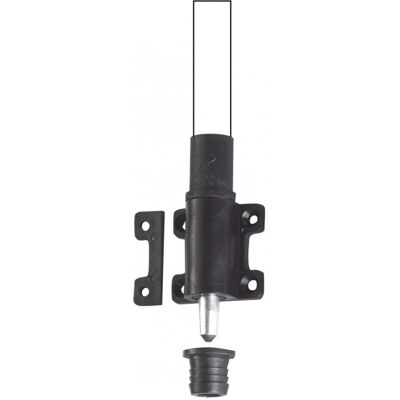 AFBAT Verrou d'espagnolette composite plastifié, H.100 x L.46 x P.25 mm - Publicité AFBAT Verrou d'espagnolette composite plastifié, H.100 x L.46 x P.25 mm - Publicité