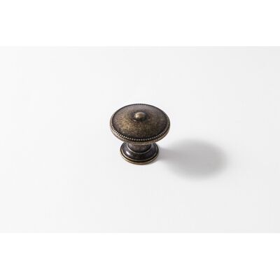 REI Bouton de meuble rond or vieil or - 24x30x30mm - Publicité REI Bouton de meuble rond or vieil or - 24x30x30mm - Publicité