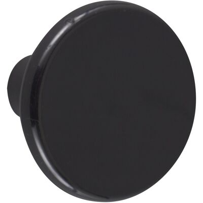 REI Poignées de meubles - Ensemble de 6 boutons ronds en plastique noir - 33mm - Publicité REI Poignées de meubles - Ensemble de 6 boutons ronds en plastique noir - 33mm - Publicité