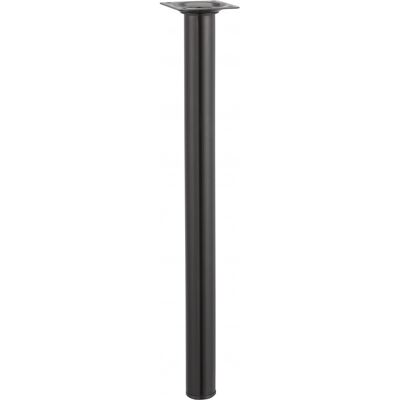 HETTICH Pied de table basse cylindrique fixe acier époxy noir, 40 cm - Publicité HETTICH Pied de table basse cylindrique fixe acier époxy noir, 40 cm - Publicité