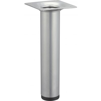 Pied de meuble en acier gris époxy - Jambe de mobilier - Publicité Pied de meuble en acier gris époxy - Jambe de mobilier - Publicité