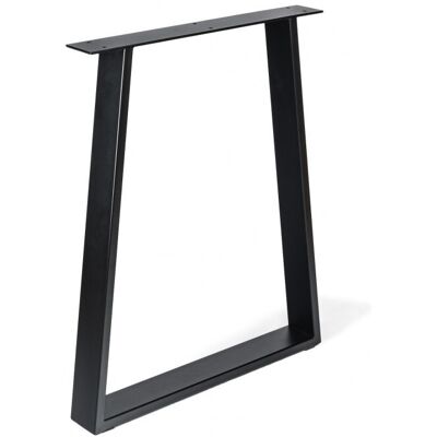Pied meuble design REI fixe métal brut noir - Publicité Pied meuble design REI fixe métal brut noir - Publicité