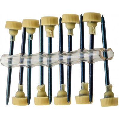 Lot de 20 aiguilles de rechange pour crochets acier LE CROCHET FRANCAIS L.25 - Publicité Lot de 20 aiguilles de rechange pour crochets acier LE CROCHET FRANCAIS L.25 - Publicité
