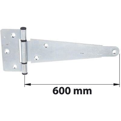 AFBAT Penture anglaise axe composite L. 600 mm acier zingué blanc - Publicité AFBAT Penture anglaise axe composite L. 600 mm acier zingué blanc - Publicité