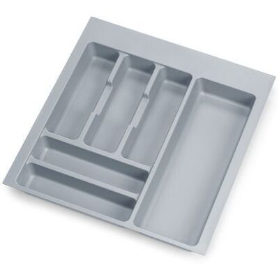 EMUCA Range-couvert Optima Universal, M50 436x482 mm, Plastique gris - Publicité EMUCA Range-couvert Optima Universal, M50 436x482 mm, Plastique gris - Publicité