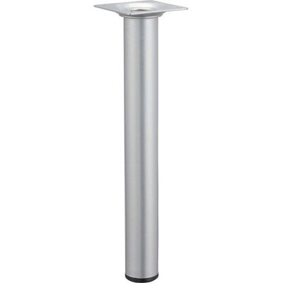Pied de table HETTICH - 25cm Acier gris mat - Hauteur fixe - Publicité Pied de table HETTICH - 25cm Acier gris mat - Hauteur fixe - Publicité