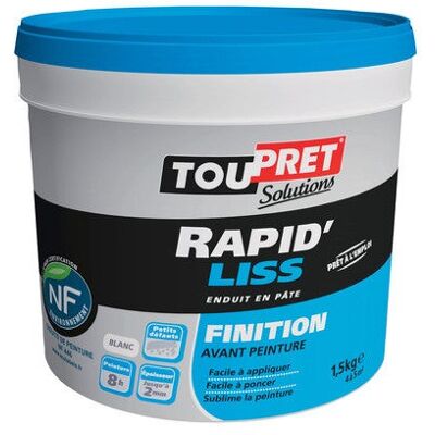 TOUPRET Enduit de Mur - Intérieur - 1,5Kg - Publicité TOUPRET Enduit de Mur - Intérieur - 1,5Kg - Publicité