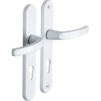 2 poignees de porte Baltic/beverly trou de cylindre ALPERTEC, aluminium entraxe 195 mm - Publicité 2 poignees de porte Baltic/beverly trou de cylindre ALPERTEC, aluminium entraxe 195 mm - Publicité