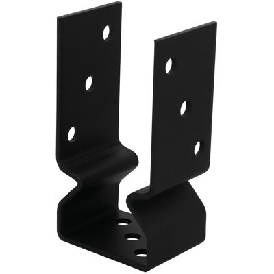 Sabot de charpente universel acier zingue noir Magnodur 71x150x60, SUKI - Publicité Sabot de charpente universel acier zingue noir Magnodur 71x150x60, SUKI - Publicité