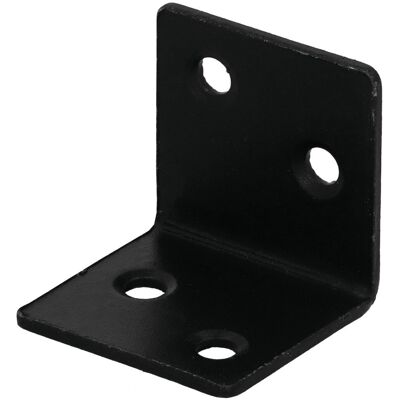 Equerre acier zingue noire Magnodur 30x30x30, SUKI - Publicité Equerre acier zingue noire Magnodur 30x30x30, SUKI - Publicité