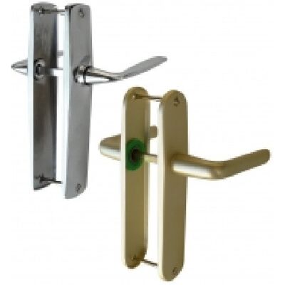 OUTIFRANCE - Poignée de porte en champagne bec de canne - Convient pour ouverture droite ou gauche - Publicité OUTIFRANCE - Poignée de porte en champagne bec de canne - Convient pour ouverture droite ou gauche - Publicité