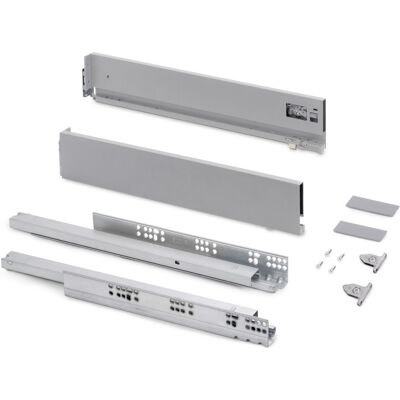 EMUCA Tiroir extérieur Vertex avec réglages 3D hauteur 93mm - 40kg - profondeur 300mm - Acier - Peint en aluminium - Publicité EMUCA Tiroir extérieur Vertex avec réglages 3D hauteur 93mm - 40kg - profondeur 300mm - Acier - Peint en aluminium - Publicité