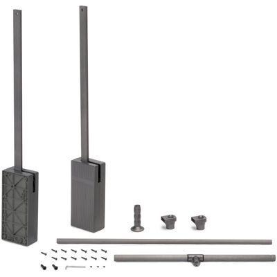 EMUCA Penderie rabattable pour armoire Sway - 450 - 600mm - Acier - Aluminium et Plastique - Peint en titane - Publicité EMUCA Penderie rabattable pour armoire Sway - 450 - 600mm - Acier - Aluminium et Plastique - Peint en titane - Publicité