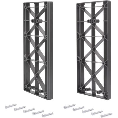 EMUCA Accessoire latéral pour penderie rabattable pour armoire Sway - Plastique - Titane - Publicité EMUCA Accessoire latéral pour penderie rabattable pour armoire Sway - Plastique - Titane - Publicité